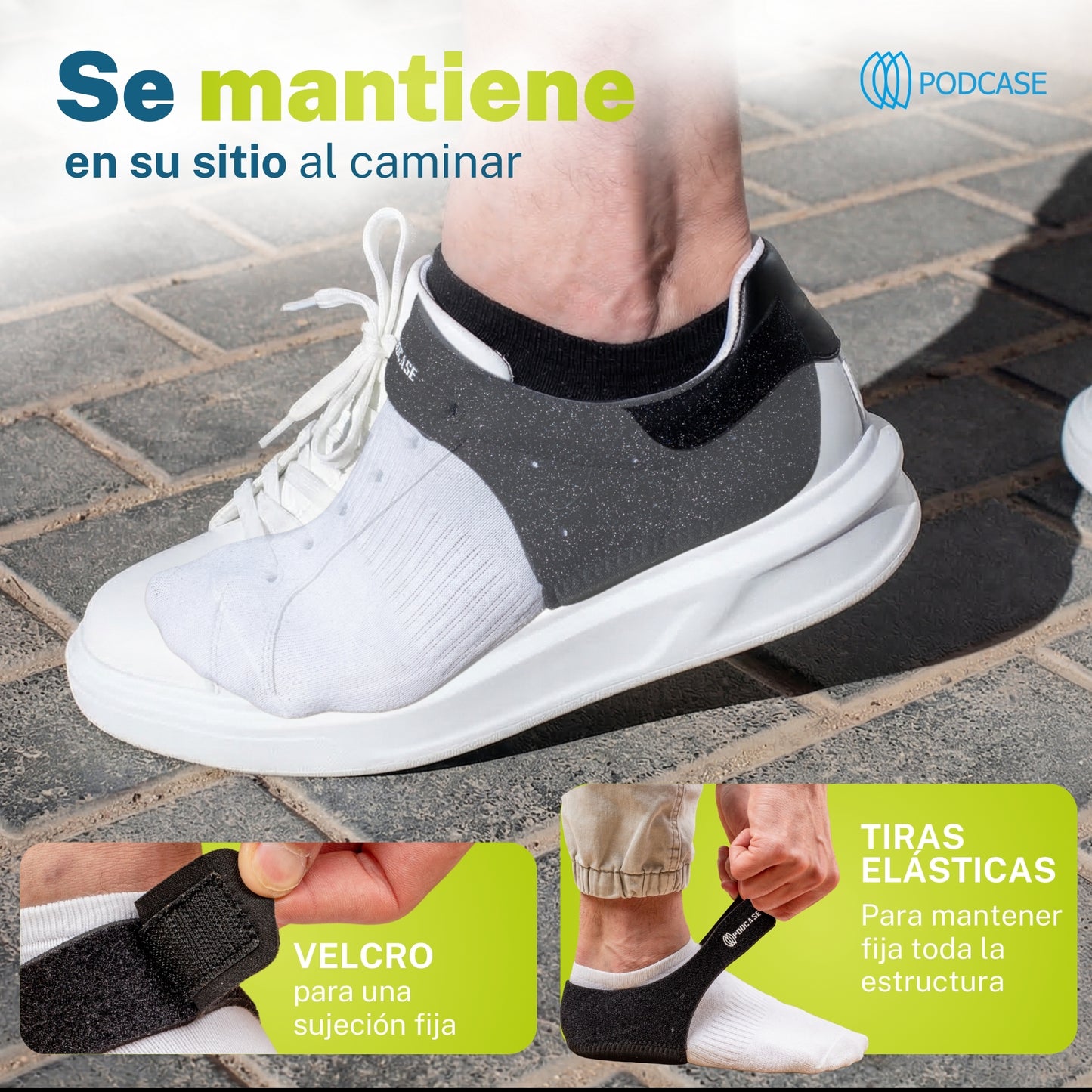 Pack de 4 Taloneras para Corregir la Fascitis Plantar y Espolón Calcaneo - Plantillas de Silicona para Hombre y Mujer - Pantilla de gel para espolones - Unisex