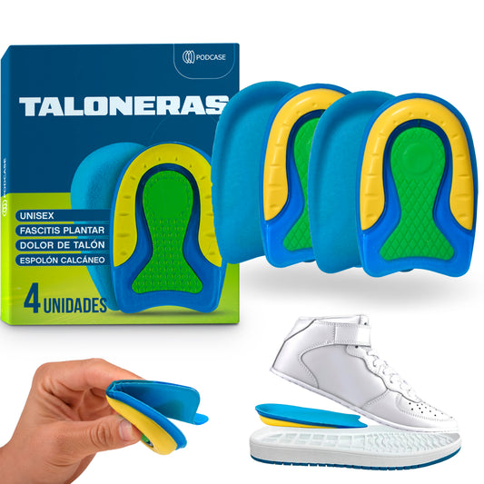 Taloneras Unisex Para Fascitis Plantar y Espolón Calcaneo