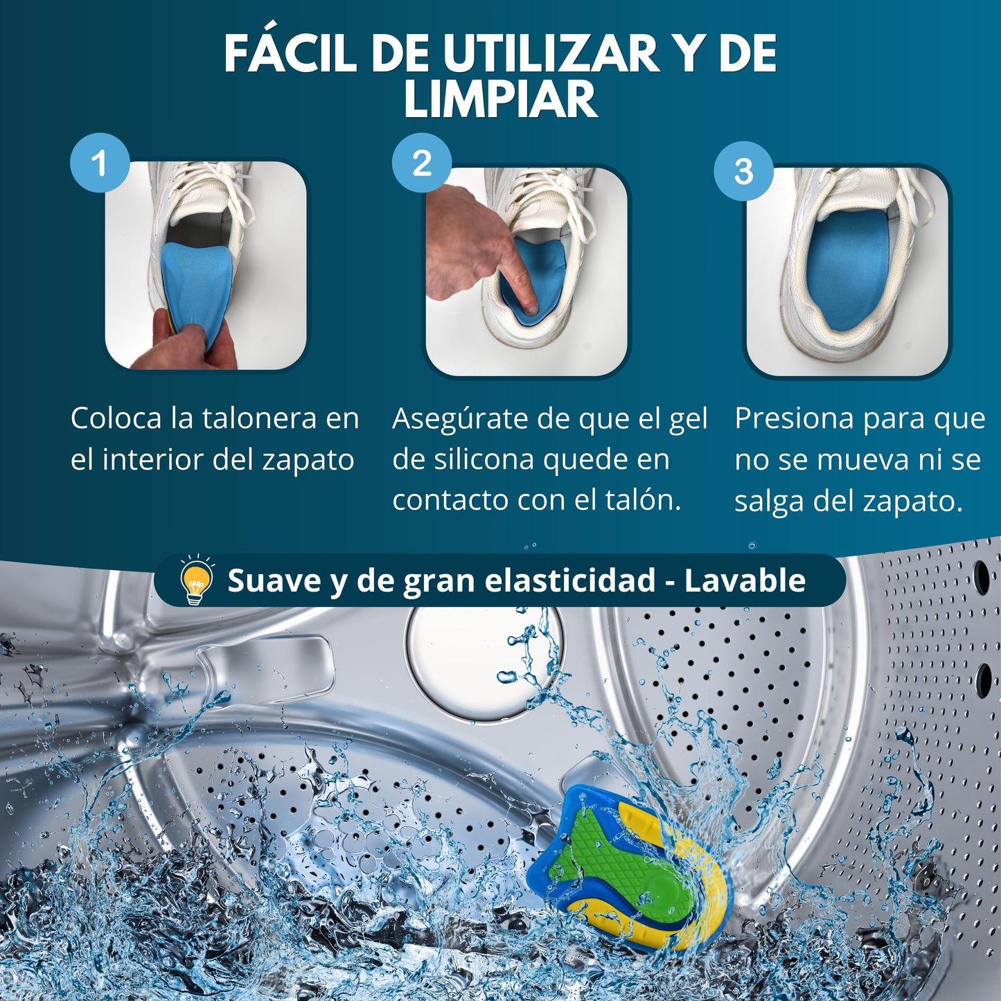 Taloneras Unisex Para Fascitis Plantar y Espolón Calcaneo